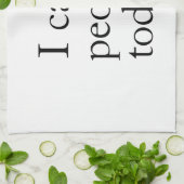 Ich kann heute keine Leute mit einem einfachen sch Geschirrtuch (Gefaltet)