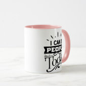 Ich kann heute keine Leute Tasse (VorderseiteRechts)