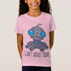 Ich kann heute keinen traurigen Roboter erwachsen T-Shirt