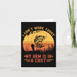 Ich kann heute meinen Arm nicht in einem gegossene Karte