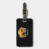 Ich kann heute nicht arbeiten, mein Arm ist in ein Gepäckanhänger (Vorderseite vertikal)