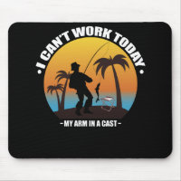 Ich kann heute nicht arbeiten, mein Arm ist in ein
