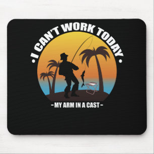 Ich kann heute nicht arbeiten, mein Arm ist in ein Mousepad