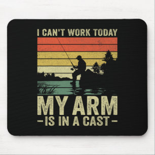 Ich kann heute nicht arbeiten, mein Arm ist in ein Mousepad