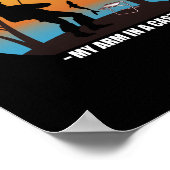 Ich kann heute nicht arbeiten, mein Arm ist in ein Poster (Ecke)