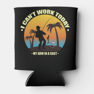 Ich kann heute nicht arbeiten Mein Arm ist in eine Dosenkühler