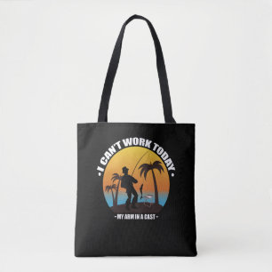 Ich kann heute nicht arbeiten Mein Arm ist in eine Tasche