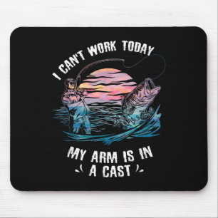 Ich kann heute nicht arbeiten, mein Arm ist in Gip Mousepad