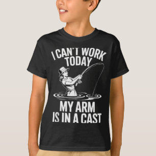 Ich kann heute nicht arbeiten, mein Arm ist in Gip T-Shirt