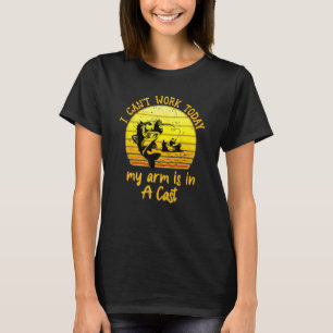 Ich kann heute nicht arbeiten, mein Arm ist in Gip T-Shirt