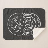 Ich kann heute nicht arbeiten sherpadecke (Vorderseite (Horizontal))