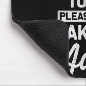 Ich kann heute nicht erwachsen werden..... mousepad (Ecke)