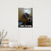 Ich kann heute nicht Gehirn. Ich habe den Dumb (Ka Poster (Küche)
