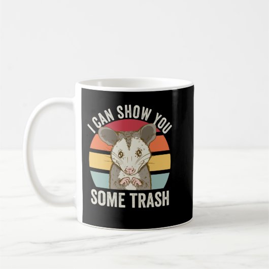 Ich kann Ihnen ein paar Müllpossum zeigen Kaffeetasse (Links)