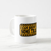 Ich kann Ihnen etwas Müll zeigen Kaffeetasse (Vorderseite Links)