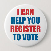 ICH KANN IHNEN HELFEN, SICH BEI DER ABSTIMMUNG ZU BUTTON (Vorderseite)