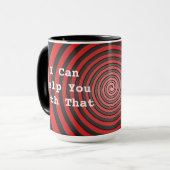 Ich kann Ihnen mit dem helfen - ich bin eine Tasse (Vorderseite Links)