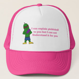 Ich kann Ihnen Pickleball erklären Truckerkappe