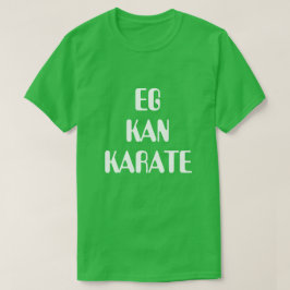 Ich kann in norwegischem Grün kardieren T-Shirt