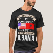 Ich kann in USA-Geschichte leben anfing in T-Shirt (Vorderseite)