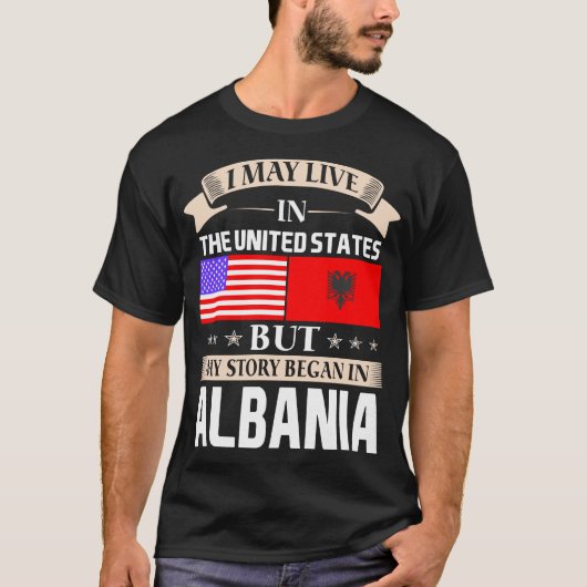 Ich kann in USA-Geschichte leben anfing in T-Shirt (Vorderseite)