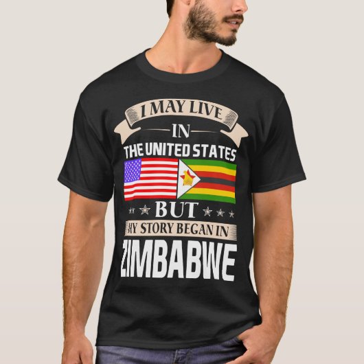 Ich kann in USA-Geschichte leben anfing in T-Shirt (Vorderseite)