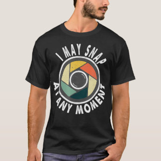Ich kann jederzeit ein Vintages Fotogeschenk mache T-Shirt