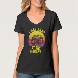 Ich kann jederzeit Vintage Fotografien rückgängig T-Shirt