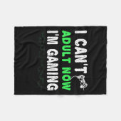 Ich kann jetzt nicht erwachsen werden, jetzt spiel fleecedecke (Vorderseite (Horizontal))