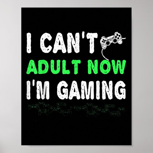 Ich kann jetzt nicht erwachsen werden, jetzt spiel poster (Vorne)