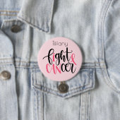 (Ich kann) Kampf gegen Krebs Unterstützer-Button Button (Beispiel)
