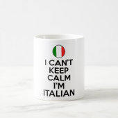 Ich kann kein beruhigendes Italienisch Behalten Kaffeetasse (Mittel)