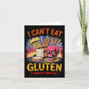 Ich kann kein Gluten essen, es macht meinen Tumor  Karte