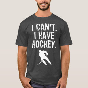 Ich kann kein Hockey-Funny-Geschenk Weihnachten T-Shirt