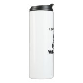 Ich kann kein Leben ohne Fahrräder tragen Thermosbecher (Nach links gedreht)