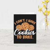 Ich kann keine Cookies zum Kuchen haben Karte (Gelbe Blume)