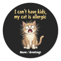 Ich kann keine Kinder haben, meine Katze ist aller