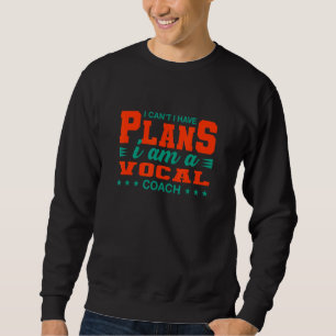 Ich kann keine Pläne für einen Sprachlehrer Hu hab Sweatshirt