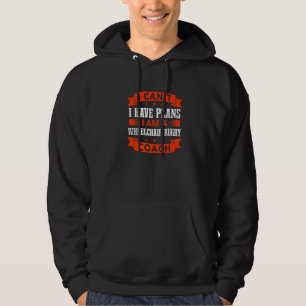 Ich kann keine Pläne haben Rollstuhlfahrer-Trainer Hoodie