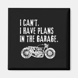 Ich kann keine Pläne im Garage Car Motocycle Fa ha Magnet