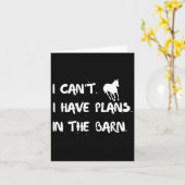 Ich kann keine Pläne in der Scheune Funny Womens H Karte (Gelbe Blume)