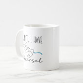 Ich kann keine Probe haben Kaffeetasse (Vorderseite Links)