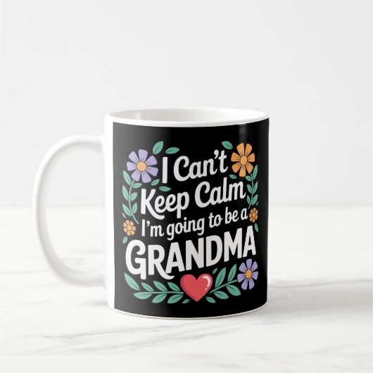 Ich kann keine Ruhe Behalten, ich werde ein Oma-T Kaffeetasse (Links)