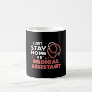 Ich kann keine Zuhause-Assistenzärztliche Krankenv Kaffeetasse