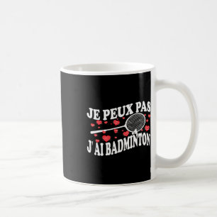 Ich kann keinen Badminton Bad Badminton Player Spa Kaffeetasse