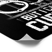 Ich kann keinen Dummkopf-Korrektur-Offizier in dün Poster (Ecke)