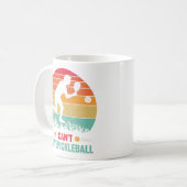 Ich kann keinen Pickleball Funny Pickleball Player Kaffeetasse (Vorderseite Links)