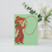 Ich kann Lasso Postkarte (Stehend Vorderseite)