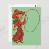 Ich kann Lasso Postkarte (Vorne/Hinten)