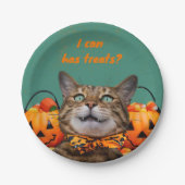 Ich kann Leckereien auf Papier Teller haben (Vorderseite)